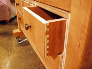 Work bench drawers
