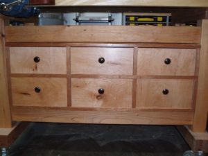 workbench drawer fronts and trim