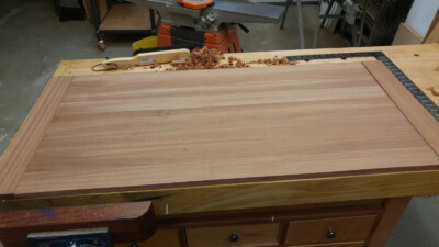 initial fitting for the breadboard ends