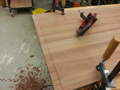 starting tenons for the breadboard ends