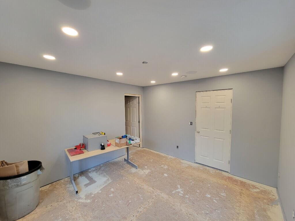 Painted Walls & Leveled floor